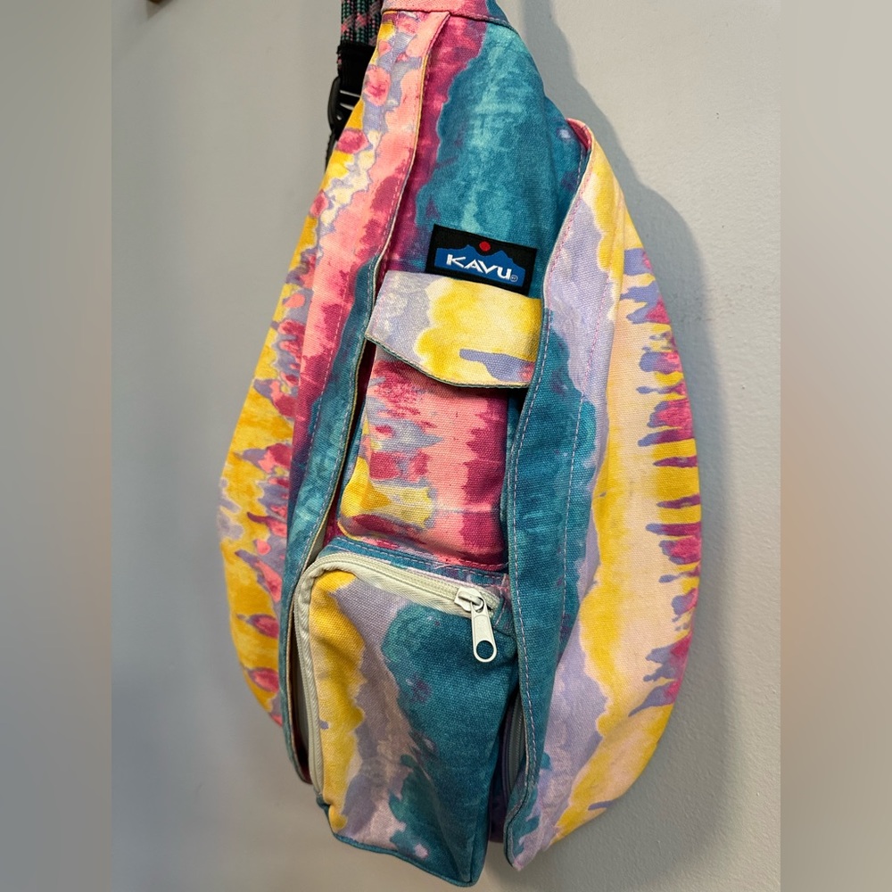 Kavu Rope Sling Surf Tie Dye Crossbody Canvas